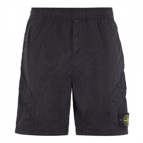 Black Nylon Shorts - Stone Island - Modalova