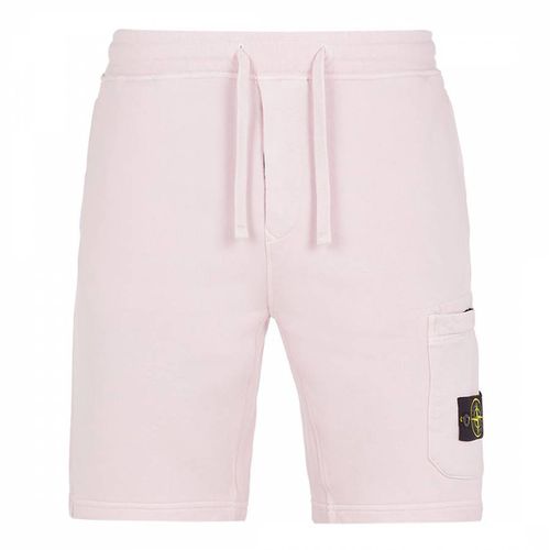 Pale Pink Bermuda Cotton Shorts - Stone Island - Modalova