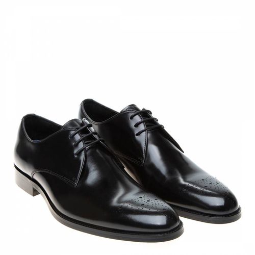 Black Leather Romsey Derby Shoe - John White - Modalova
