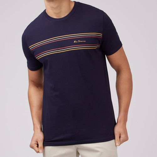 Navy Cotton Short Sleeve T-Shirt - Ben Sherman - Modalova