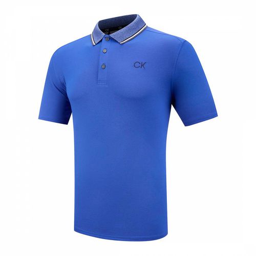 Blue Calvin Klein Polo Shirt - Calvin Klein Golf - Modalova