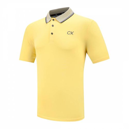 Yellow Calvin Klein Polo Shirt - Calvin Klein Golf - Modalova