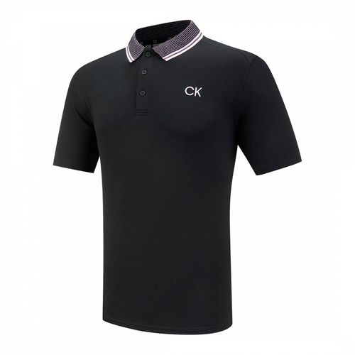 Black Calvin Klein Polo Shirt - Calvin Klein Golf - Modalova