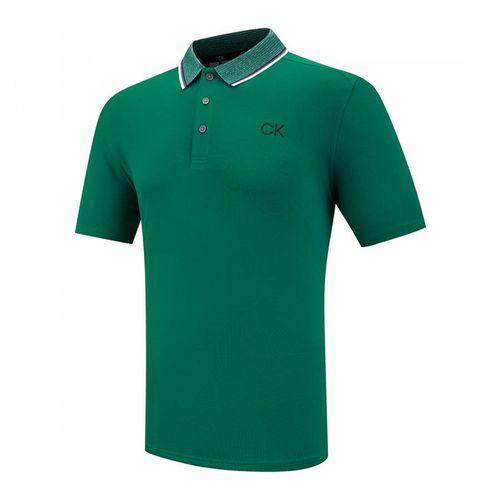 Green Calvin Klein Polo Shirt - Calvin Klein Golf - Modalova
