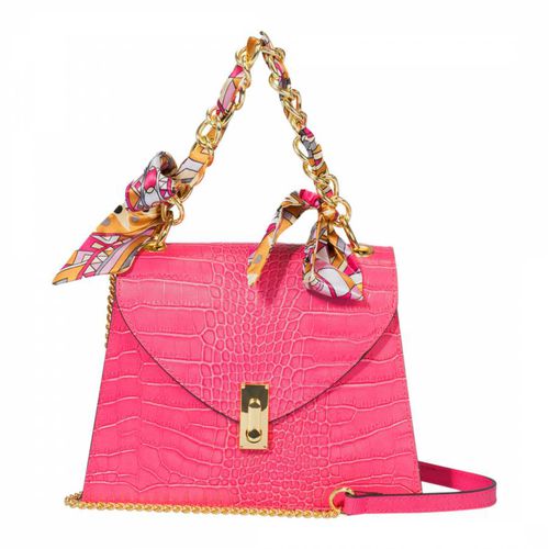 Pink Leather Top Handle Bag - Massimo Castelli - Modalova