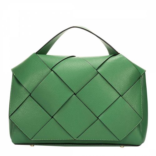 Green Leather Top Handle Bag - Massimo Castelli - Modalova