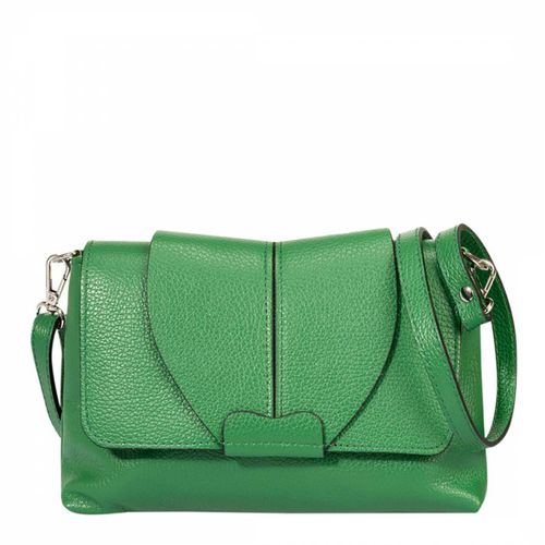 Green Leather Crossbody Bag - Massimo Castelli - Modalova