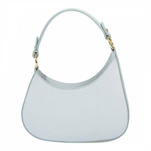 Blue Leather Shoulder Bag - Massimo Castelli - Modalova