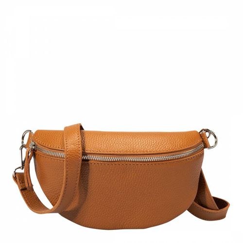 Brown Leather Pouch Bag - Massimo Castelli - Modalova