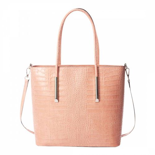 Pink Leather Top Handle Bag - Massimo Castelli - Modalova