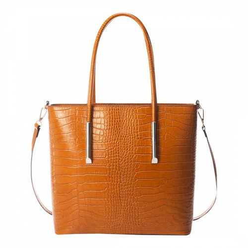 Brown Leather Top Handle Bag - Massimo Castelli - Modalova