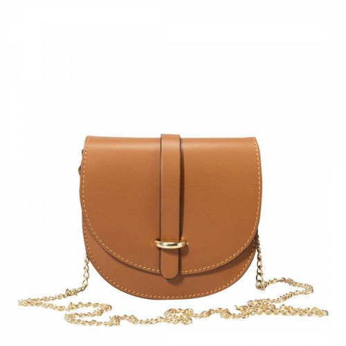 Brown Leather Crossbody Bag - Massimo Castelli - Modalova
