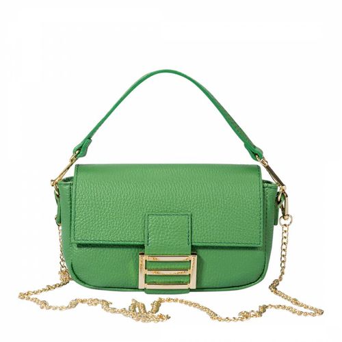Green Leather Top Handle Bag - Massimo Castelli - Modalova