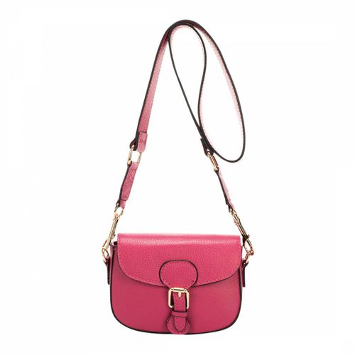 Pink Leather Crossbody Bag - Massimo Castelli - Modalova