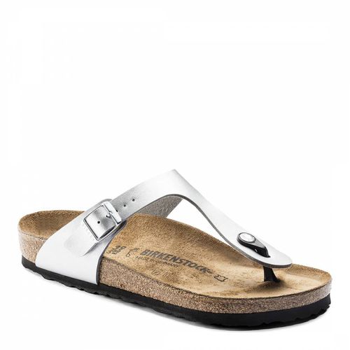 Women's Mocca Silver Gizeh Sandal - Birkenstock - Modalova