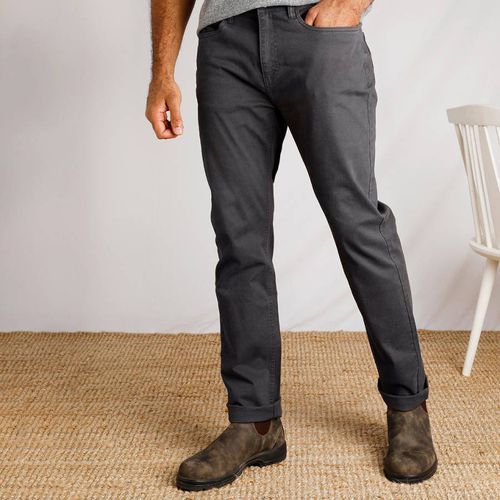 Charcoal Fullerton Straight Leg Chinos - Weird Fish - Modalova