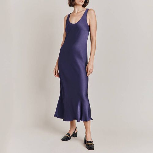 Purple Palm Midi Dress - Ghost - Modalova