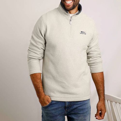 Beige Newark 1/4 Zip Fleece - Weird Fish - Modalova