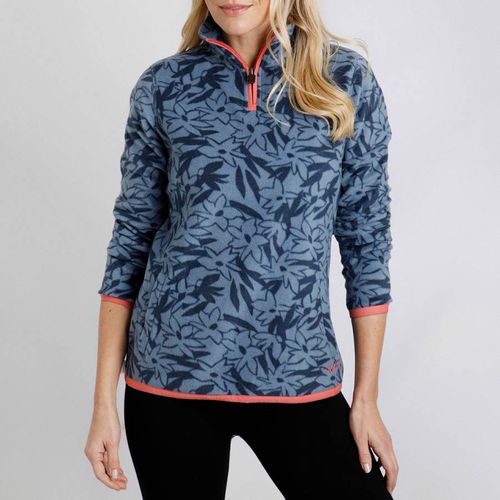 Navy Reena 1/4 Zip Micro Fleece - Weird Fish - Modalova