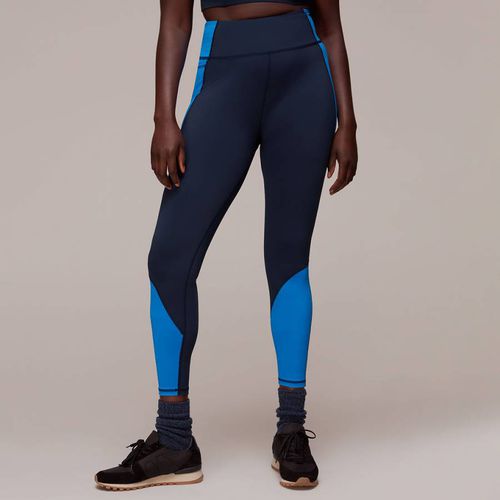 Navy Panel Sports Leggings - WHISTLES - Modalova