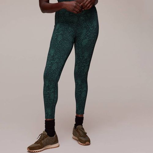 Green Animal Print Sports Leggings - WHISTLES - Modalova