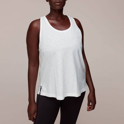 White Active Cotton Vest Top - WHISTLES - Modalova