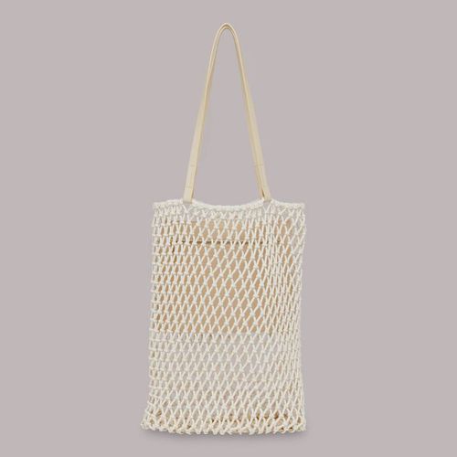 White Chaya Crochet Tote Bag - WHISTLES - Modalova