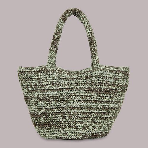 Green Renee Paper Weave Tote Bag - WHISTLES - Modalova