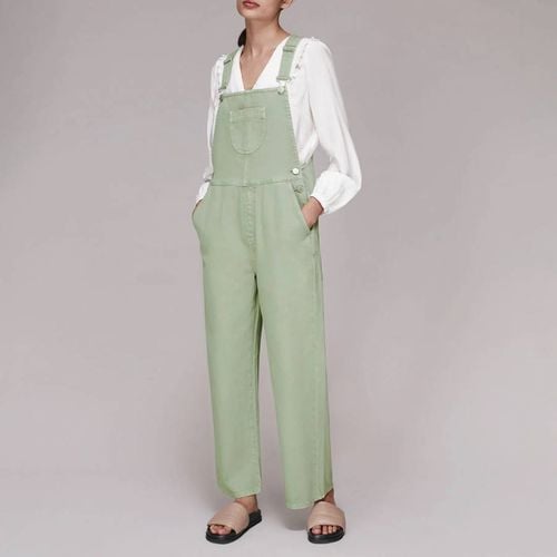 Green Leni Denim Dungaree - WHISTLES - Modalova