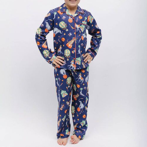 Multi Charlie Unisex Circus Print Pyjama Set - Cyberjammies - Modalova