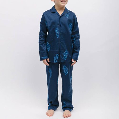 Felix Boys Panther Print Pyjama Set - Cyberjammies - Modalova