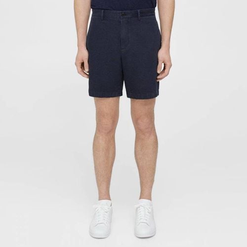 Zaine Cotton Linen Blend Shorts - Theory - Modalova