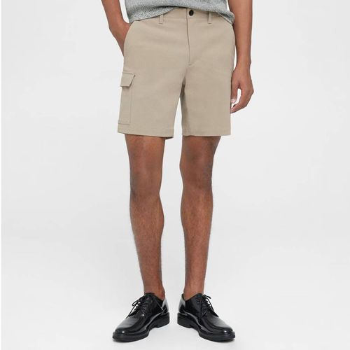 Beige Zaine Cargo Cotton Blend Shorts - Theory - Modalova