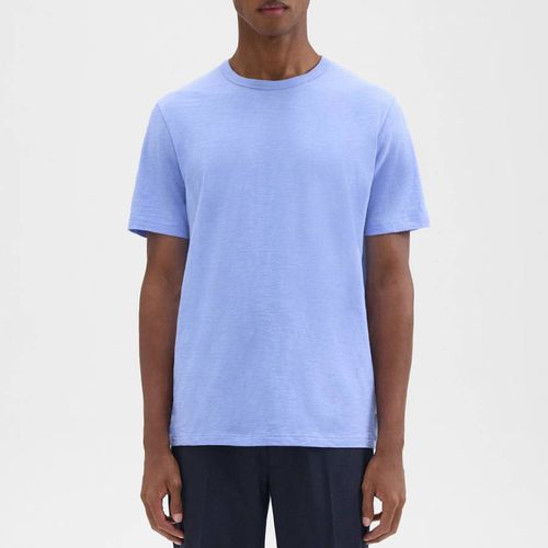 Pale Blue Essential Cotton T-Shirt - Theory - Modalova