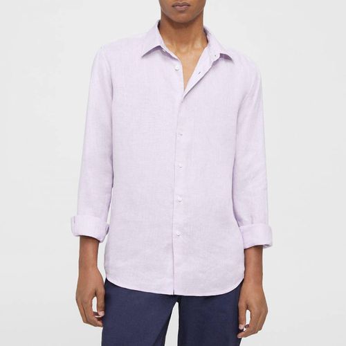 Lilac Irving Long Sleeve Linen Shirt - Theory - Modalova