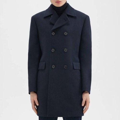 Krasner Double Breasted Wool Blend Coat - Theory - Modalova