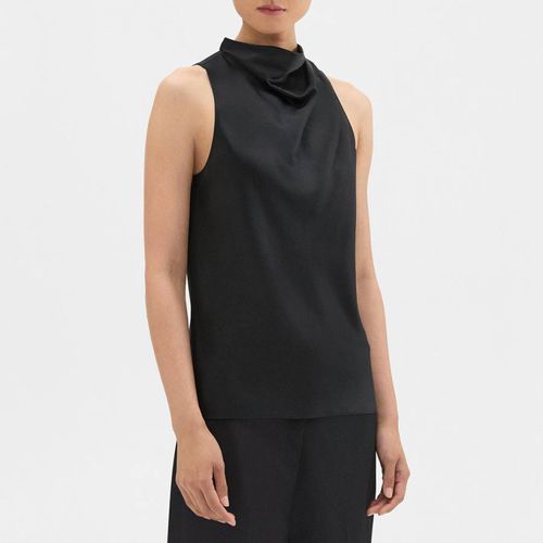 Black Cowl Neck Blouse - Theory - Modalova