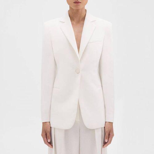 Pale Pink Slim Wool Jacket - Theory - Modalova