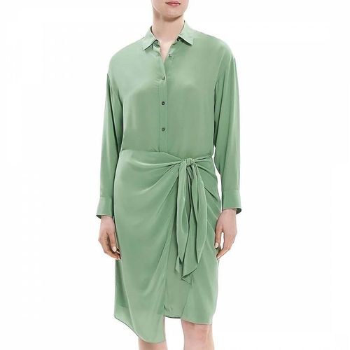 Green Sarong Shirt Dress - Theory - Modalova
