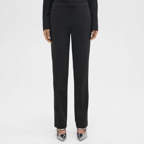 Black Low Rise Slim Trousers - Theory - Modalova