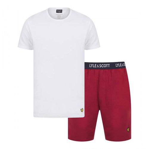 Red and White Short Lounge Set - Lyle & Scott - Modalova