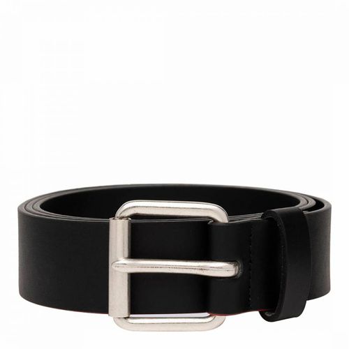 Black Clean Leather Belt - Replay - Modalova