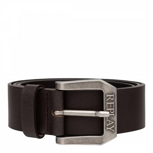 Brown Classic Leather Belt - Replay - Modalova