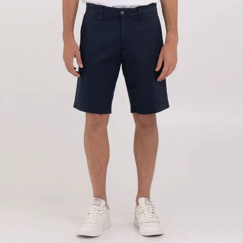 Navy Cotton Blend Chino Shorts - Replay - Modalova