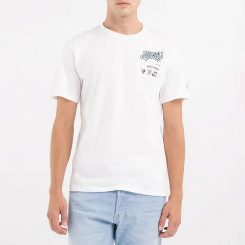 Back Logo Design Cotton T-Shirt - Replay - Modalova