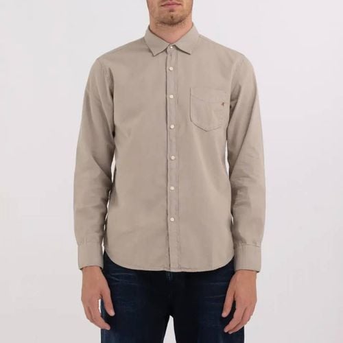 Stone Chest Pocket Cotton Shirt - Replay - Modalova