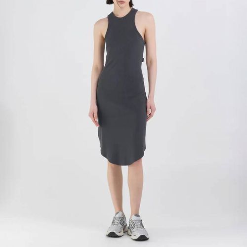 Black Slim Fit Ribbed Dress - Replay - Modalova