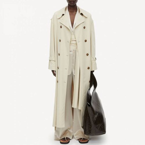 Light Sand Alanis Trench Coat - By Malene Birger - Modalova