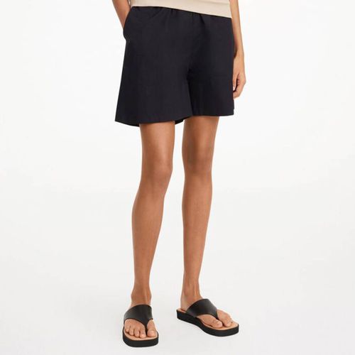 Black Cotton Blend Short - By Malene Birger - Modalova