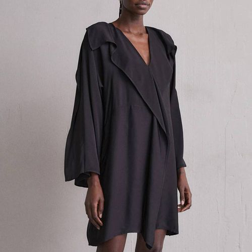 Black Frilled Midi Dress - By Malene Birger - Modalova